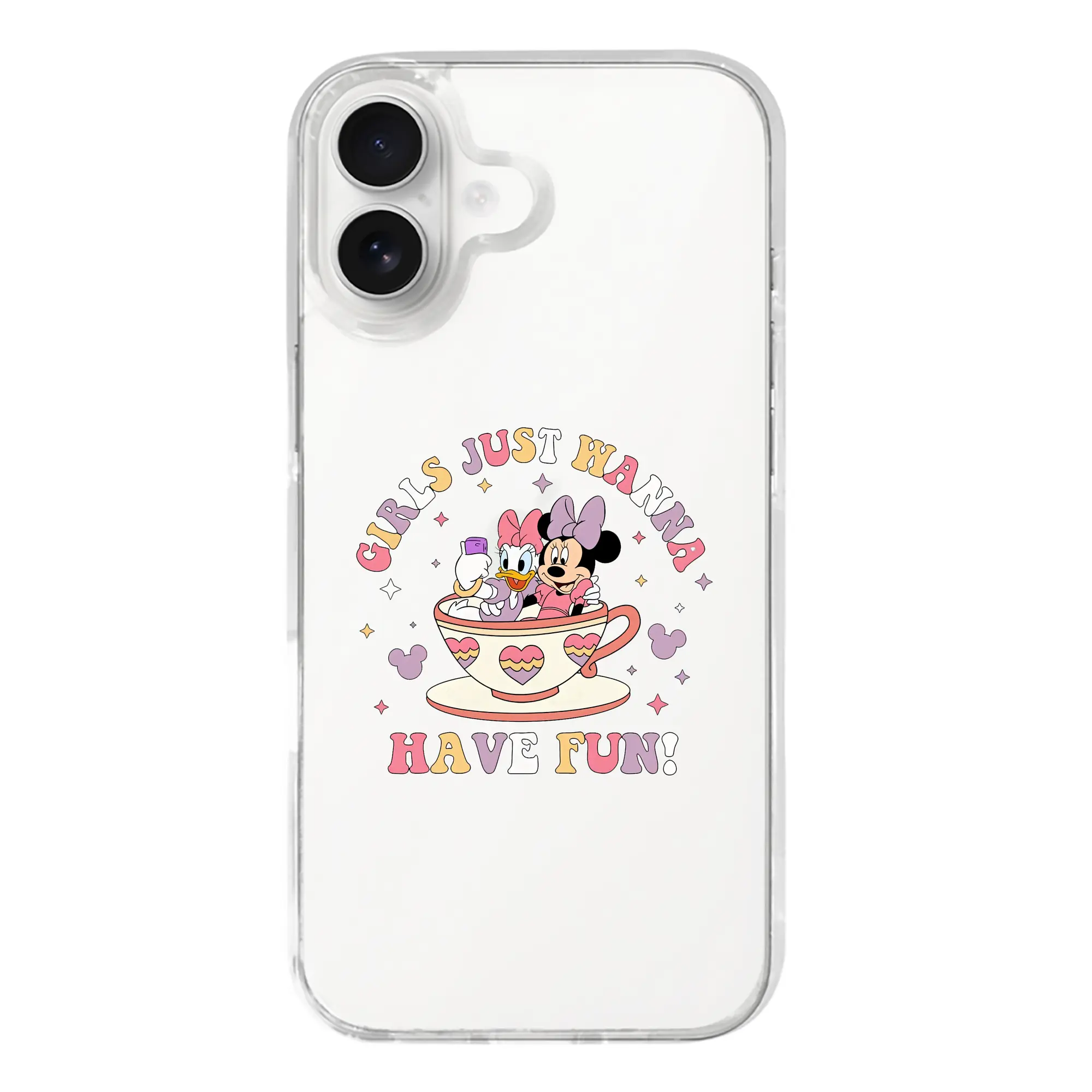 ミッキーマウス（Mickey Mouse） グッズ デイジーダック（Daisy Duck） - iPhone 17シリーズ 透明スマホケース – 薄型・耐衝撃・精密フィット保護カバー